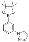 1-[3-(4,4,5,5-TETRAMETHYL-1,3,2-DIOXABOROLAN-2-YL)PHENYL]-1H-PYRAZOLE CAS#: 852227-94-2