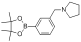1-[3-(4,4,5,5-Tetramethyl-1,3,2-dioxaborolan-2-yl)benzyl]pyrrolidine CAS#: 884507-45-3