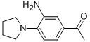 1-(3-AMINO-4-PYRROLIDIN-1-YL-PHENYL)-ETHANONE CAS#: 887595-28-0