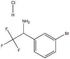 1-(3-Bromo-phenyl)-2,2,2-trifluoro-ethylamine hydrochloride CAS#: 842169-71-5