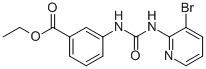 1-(3-Bromo-pyridine-2-yl)-3-(3-ethoxycarbonyl-phenyl)-urea CAS#: 885267-07-2