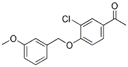1-(3-CHLORO-4-[(3-METHOXYBENZYL)OXY]PHENYL)-1-ETHANONE CAS#: 885949-84-8