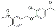 1-(3-CHLORO-4-[(4-METHYL-3-NITROBENZYL)OXY]PHENYL)-1-ETHANONE CAS#: 885950-07-2