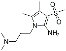 1-[3-(DIMETHYLAMINO)PROPYL]-4,5-DIMETHYL-3-(METHYLSULFONYL)-1H-PYRROL-2-AMINE CAS#: 866142-45-2