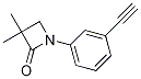 1-(3-Ethynylphenyl)-3,3-dimethylazetidin-2-one CAS#: 886361-64-4