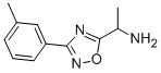 1-(3-M-TOLYL-[1,2,4]OXADIAZOL-5-YL)-ETHYLAMINE CAS#: 883547-44-2