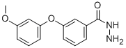 1-(3-METHOXYPHENOXY)BENZENE-3-CARBOHYDRAZIDE CAS#: 850350-02-6