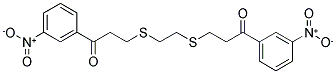 1-(3-NITROPHENYL)-3-[(2-([3-(3-NITROPHENYL)-3-OXOPROPYL]SULFANYL)ETHYL)SULFANYL]-1-PROPANONE CAS#: 882748-96-1