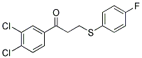 1-(3,4-DICHLOROPHENYL)-3-[(4-FLUOROPHENYL)SULFANYL]-1-PROPANONE CAS#: 882749-36-2