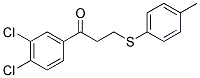 1-(3,4-DICHLOROPHENYL)-3-[(4-METHYLPHENYL)SULFANYL]-1-PROPANONE CAS#: 882749-38-4