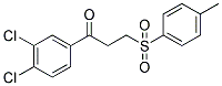 1-(3,4-DICHLOROPHENYL)-3-[(4-METHYLPHENYL)SULFONYL]-1-PROPANONE CAS#: 868256-43-3