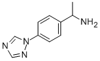 1-[4-(1H-1,2,4-TRIAZOL-1-YL)PHENYL]ETHANAMINE CAS#: 848068-69-9