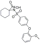 1-(([4-(2-METHOXYPHENOXY)PHENYL]SULFONYL)AMINO)CYCLOHEXANECARBOXYLIC ACID CAS#: 885268-86-0