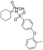 1-(([4-(2-METHYLPHENOXY)PHENYL]SULFONYL)AMINO)CYCLOHEXANECARBOXYLIC ACID CAS#: 885268-80-4