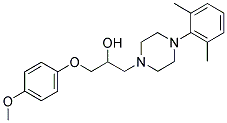 1-[4-(2,6-DIMETHYLPHENYL)PIPERAZINO]-3-(4-METHOXYPHENOXY)-2-PROPANOL CAS#: 866142-75-8