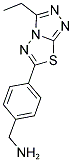 1-[4-(3-ETHYL[1,2,4]TRIAZOLO[3,4-B][1,3,4]THIADIAZOL-6-YL)PHENYL]METHANAMINE CAS#: 878437-05-9