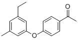 1-[4-(3-METHYL-5-ETHYL-PHENOXY)-PHENYL]-ETHANONE CAS#: 887575-37-3