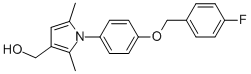 1-[4-[(4-FLUOROPHENYL)METHOXY]PHENYL]-2,5-DIMETHYL-1H-PYRROLE-3-METHANOL CAS#: 862660-86-4