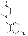 1-(4-BROMO-2-FLUOROBENZYL)PIPERAZINE CAS#: 870703-75-6