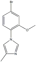 1-(4-BROMO-2-METHOXYPHENYL)-4-METHYL-1H-IMIDAZOLE CAS#: 870838-56-5