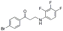 1-(4-BROMOPHENYL)-3-(2,3,4-TRIFLUOROANILINO)-1-PROPANONE CAS#: 868255-59-8