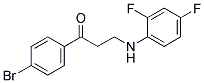 1-(4-BROMOPHENYL)-3-(2,4-DIFLUOROANILINO)-1-PROPANONE CAS#: 882748-48-3