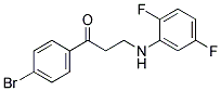 1-(4-BROMOPHENYL)-3-(2,5-DIFLUOROANILINO)-1-PROPANONE CAS#: 882748-47-2