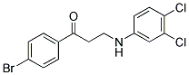 1-(4-BROMOPHENYL)-3-(3,4-DICHLOROANILINO)-1-PROPANONE CAS#: 882748-76-7