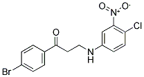 1-(4-BROMOPHENYL)-3-(4-CHLORO-3-NITROANILINO)-1-PROPANONE CAS#: 882748-42-7