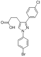 1-(4-BROMOPHENYL)-3-(4-CHLOROPHENYL)PYR& CAS#: 870704-03-3
