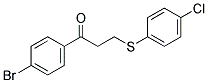 1-(4-BROMOPHENYL)-3-[(4-CHLOROPHENYL)SULFANYL]-1-PROPANONE CAS#: 882748-87-0