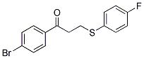 1-(4-BROMOPHENYL)-3-[(4-FLUOROPHENYL)SULFANYL]-1-PROPANONE CAS#: 882749-12-4