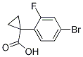 1-(4-BroMo-2-fluorophenyl)cyclopropanecarboxylic acid CAS#: 872422-15-6