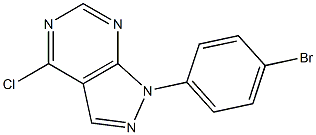 1-(4-BroMophenyl)-4-chloro-1H-pyrazolo[3,4-d]pyriMidine CAS#: 832715-52-3