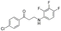 1-(4-CHLOROPHENYL)-3-(2,3,4-TRIFLUOROANILINO)-1-PROPANONE CAS#: 868255-69-0