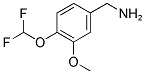 1-[4-(DIFLUOROMETHOXY)-3-METHOXYPHENYL]METHANAMINE CAS#: 847744-28-9