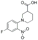 1-(4-FLUORO-2-NITROPHENYL)PIPERIDINE-3-CARBOXYLIC ACID CAS#: 874800-66-5