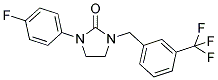 1-(4-FLUOROPHENYL)-3-[3-(TRIFLUOROMETHYL)BENZYL]TETRAHYDRO-2H-IMIDAZOL-2-ONE CAS#: 866149-50-0