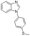 1-(4-METHYLSULFANYLPHENYL)-1H-BENZOIMIDAZOLE CAS#: 870450-90-1