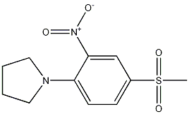 1-[4-(Methylsulfonyl)-2-nitrophenyl]pyrrolidine CAS#: 852411-45-1