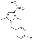 1-(4-fluorobenzyl)-2,5-dimethyl-1H-pyrrole-3-carboxylic acid CAS#: 876294-75-6