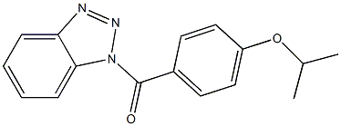 1-(4-isopropoxybenzoyl)-1H-1,2,3-benzotriazole CAS#: 880591-37-7