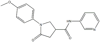 1-(4-methoxyphenyl)-5-oxo-N-(pyridin-3-yl)pyrrolidine-3-carboxamide CAS#: 878426-44-9