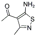 1-(5-AMINO-3-METHYLISOTHIAZOL-4-YL)ETHANONE CAS#: 871673-30-2