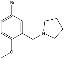 1-(5-Bromo-2-methoxy-benzyl)-pyrrolidine CAS#: 864418-18-8