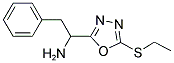 1-(5-ETHYLSULFANYL-[1,3,4]OXADIAZOL-2-YL)-2-PHENYL-ETHYLAMINE CAS#: 856436-81-2