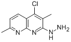1-(5-chloro-2,6-dimethyl-1,8-naphthyridin-7-yl)hydrazine CAS#: 874825-73-7