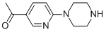 1-[6-(1-Piperazinyl)-3-pyridinyl]ethanone CAS#: 868245-27-6