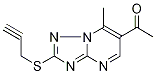 1-[7-Methyl-2-(prop-2-yn-1-ylthio)[1,2,4]-triazolo[1,5-a]pyrimidin-6-yl]ethanone CAS#: 886152-14-3