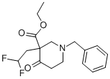 1-BENZYL-3-(2,2-DIFLUORO-ETHYL)-4-OXO-PIPERIDINE-3-CARBOXYLIC ACID ETHYL ESTER CAS#: 864685-19-8